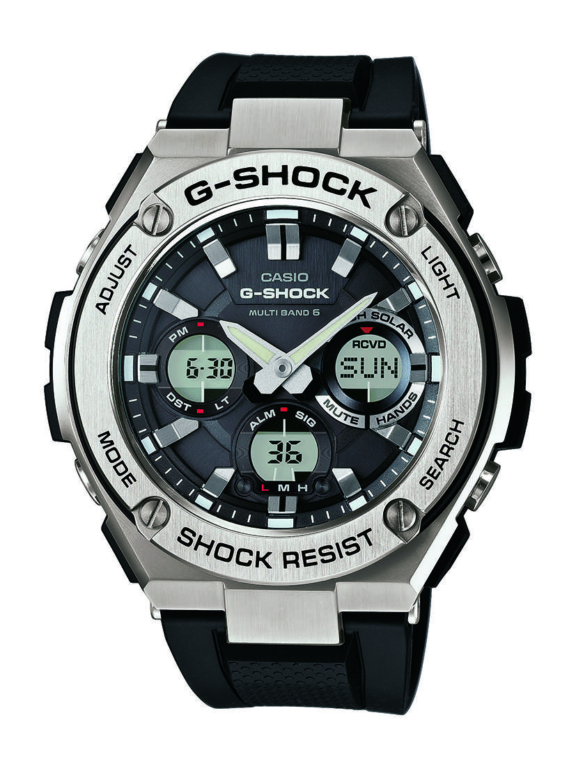 Casio G SHOCK Pro Herrenuhr Funk Solar GST W110 1AER