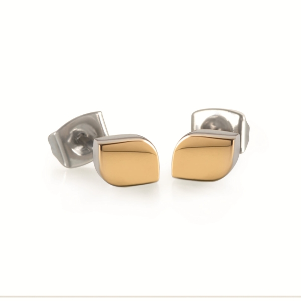 Boccia Titanium Damen Ohrringe Ohrstecker Titan Bicolor 05008-03