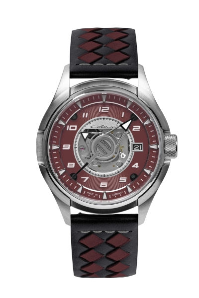 UMF Ruhla Herrenuhr Colani Automatik Saphirglas Braun Limited 1372-6