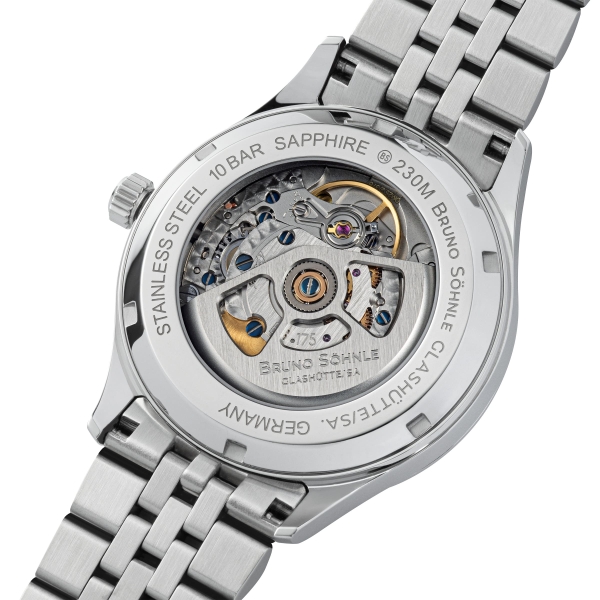 Bruno Söhnle Glashütte Herrenuhr Turin Automatik "Bright Red" 17-12230-540