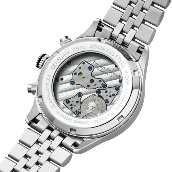 Bruno Söhnle Glashütte Herrenuhr Turin Chronograph Großdatum 17-13229-740