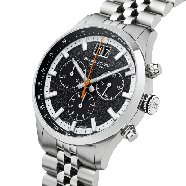Bruno Söhnle Glashütte Herrenuhr Turin Chronograph Großdatum 17-13229-740