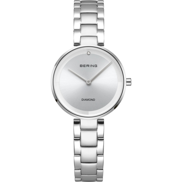 Bering Damenuhr Edelstahl Saphirglas Flach 29mm 17529-700