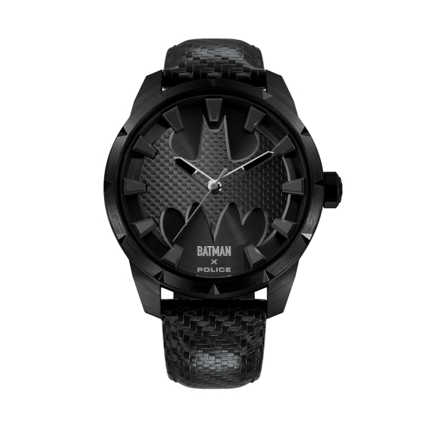 Police x Batman Herrenuhr Schwarz Limited Edition 45mm PEWGA0075502