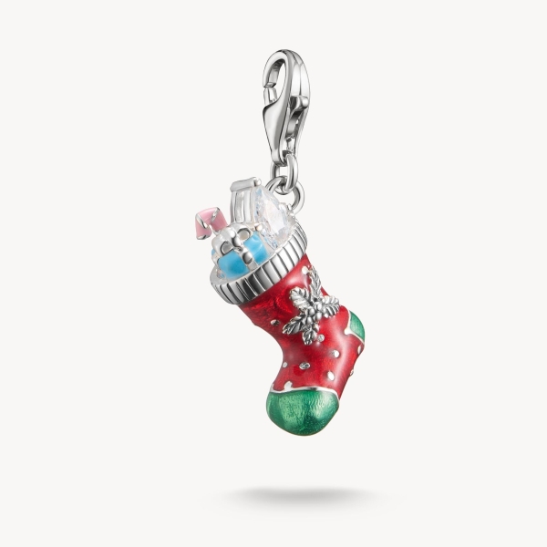 THOMAS SABO Weihnachtssocken Charm 925 Silber 2199-691-7