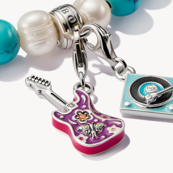 THOMAS SABO Charm Anhänger E-Gitarre 925 Silber 2220-691-7