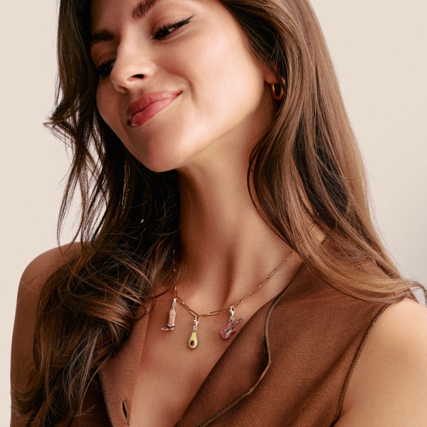 THOMAS SABO Charm Anhänger E-Gitarre 925 Silber 2220-691-7