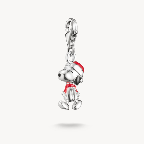 THOMAS SABO x Peanuts™ Snoopy Santa Edition Charm 925 Silber 2227-664-10