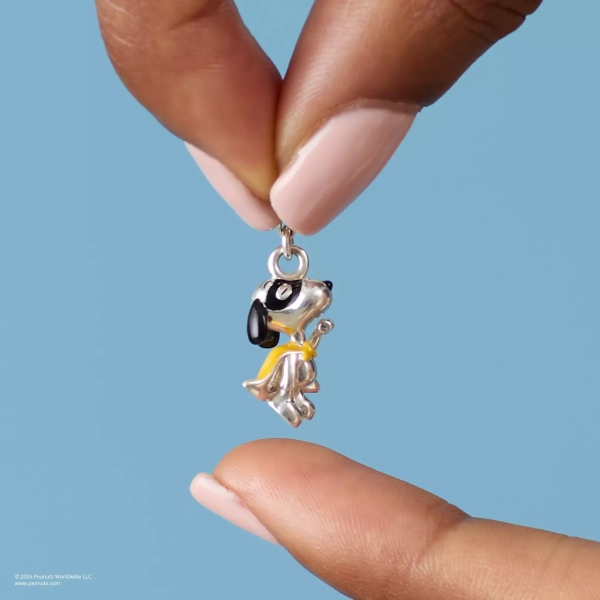 THOMAS SABO x Peanuts™ Charm Snoopy als Superheld 925 Silber 2242-664-7