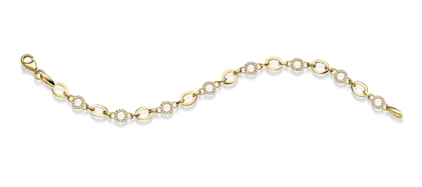 Max Fröhlich Damen Armband 333er Gelbgold 19cm 25-336