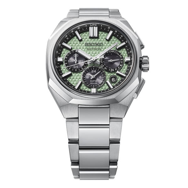 Seiko Astron Herrenuhr „Crystal Green“ GPS Solar Saphirglas Limited Edition HAB005J1