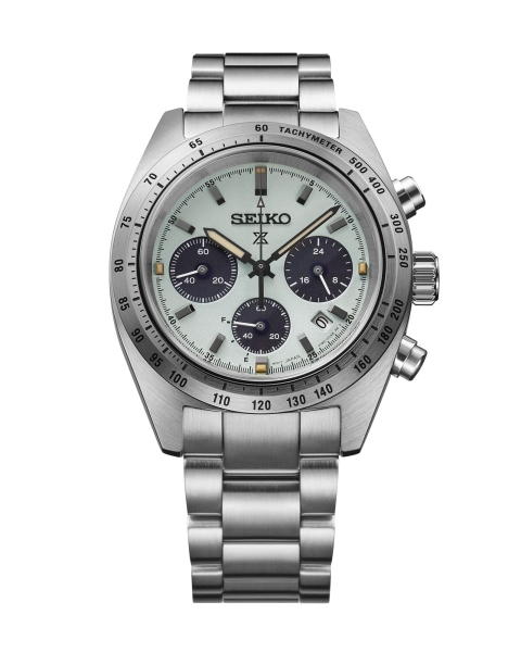 Seiko Prospex Speedtimer Herrenuhr Solar Chrono Mint 39mm SSC965P1