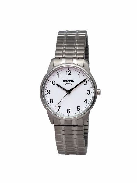 Boccia Titanium Damenuhr Quarz Titan Zugarmband 30mm 3369-01
