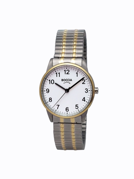 Boccia Titanium Damenuhr Quarz Bicolor Zugarmband 30mm 3369-02