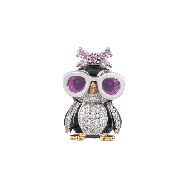 Seinerzeit Ketten Anhänger Pinguin Kiki Limited 925 Silber SZA-3990-466