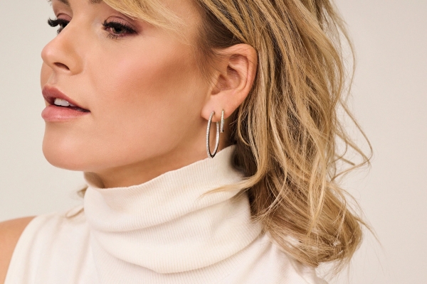 Spirit Icons Damen Ohrringe Creolen 925 Silber 30mm 41981