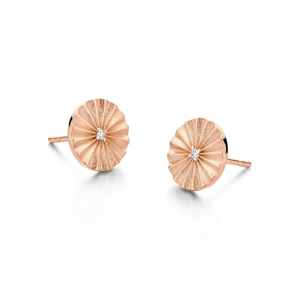 Spirit Icons Damen Ohrringe Ohrstecker 925er Silber Rosé 10mm 42654