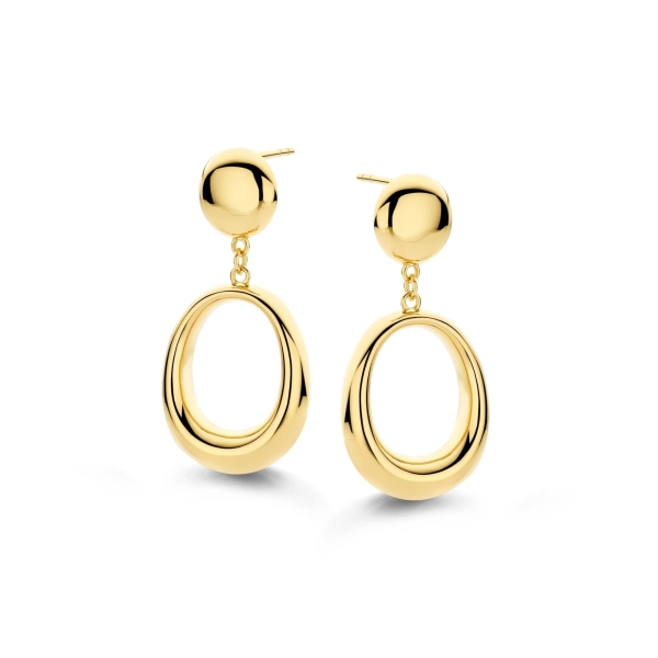 Spirit Icons Ohrringe Ohrstecker Ohrhänger 925er Silber Goldfarben 43102