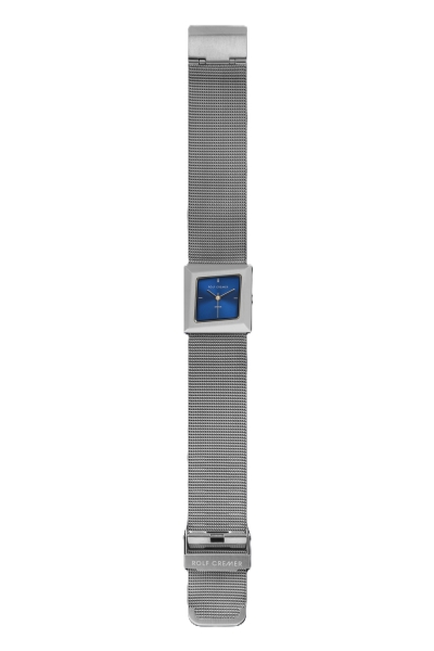Rolf Cremer Damenuhr Eleganza Saphirglas Milanaise Blau 25mm 509100