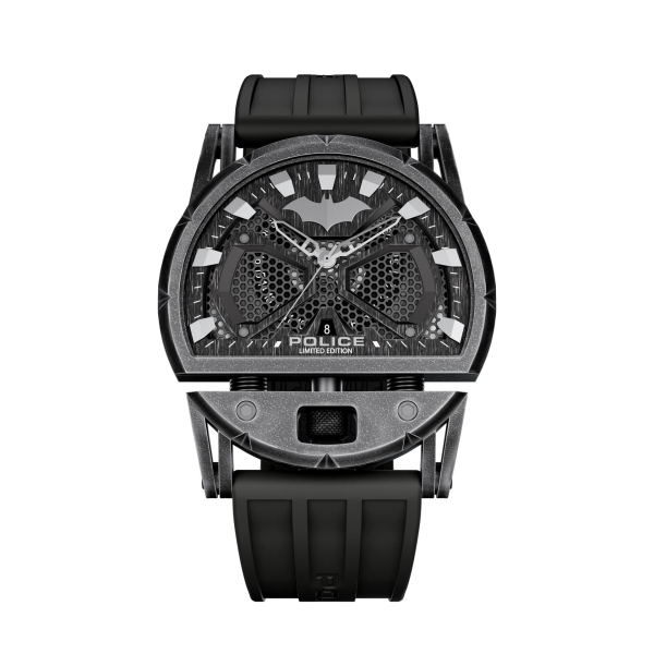 Police x Batman Herrenuhr Schwarz Limited Edition 46mm PEWGN0075401