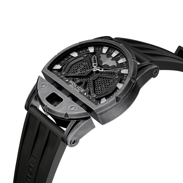 Police x Batman Herrenuhr Schwarz Limited Edition 46mm PEWGN0075401