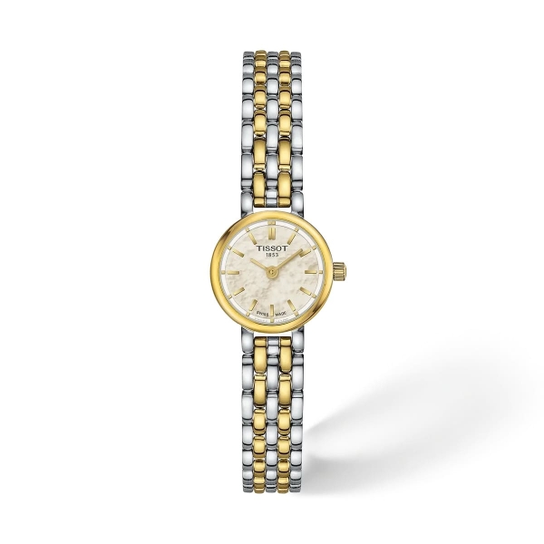 Tissot Damenuhr Lovely Round Saphirglas Bicolor Klein 19,5mm T140.009.22.111.00