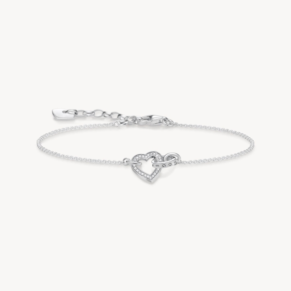 THOMAS SABO Armband 925 Silber Herz Togehter A1648-051-14-L19V