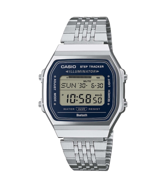 Casio Retro Unisex Uhr Digital Bluetooth® Steptracker ABL-100WE-2AEF