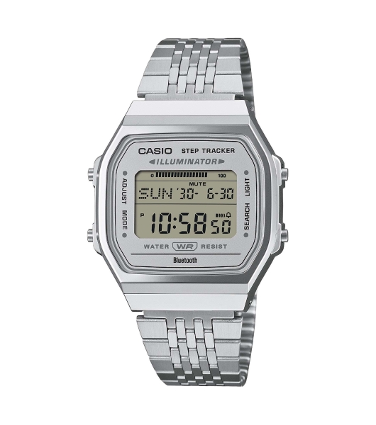 Casio Retro Unisex Uhr Digital Bluetooth® Steptracker ABL-100WE-7AEF