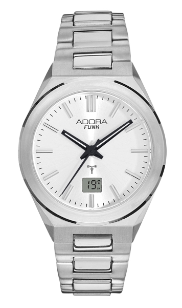 Adora Damenuhr Funkuhr Titan Titanium Datum 34mm AF7215