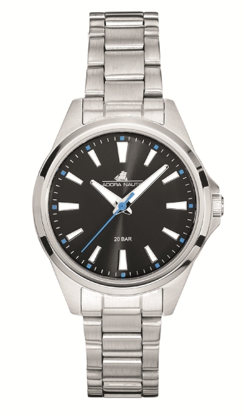 Adora Nautic Damenuhr Edelstahl Schwarz 20BAR 31mm AN2433