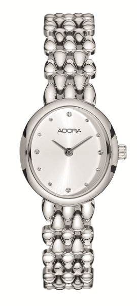 Adora Damenuhr Edelstahl Quarz Oval 24mm AT5783