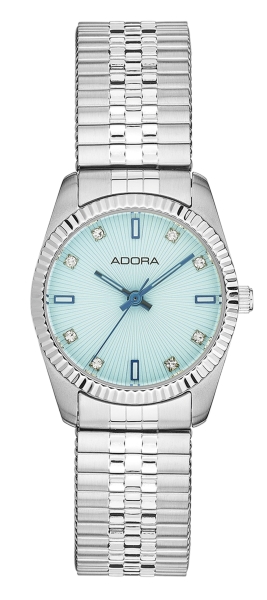 Adora Damenuhr Quarz Edelstahl Zugarmband 26mm Blau AT5809