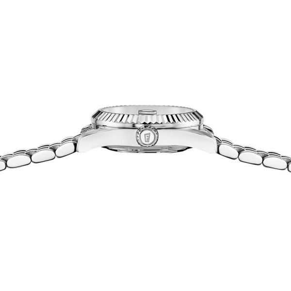 Festina Damenuhr Edelstahl Datum Saphirglas 10BAR Perlmutt 29mm F20087/1