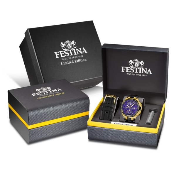 Festina Herrenuhr Chrono Bike 2026 Limited Edition Lila 46mm F20781/GA