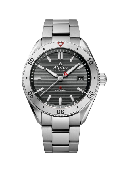 Alpina Herrenuhr Alpiner 4 Automatik Grau AL-525GS4AQ6B