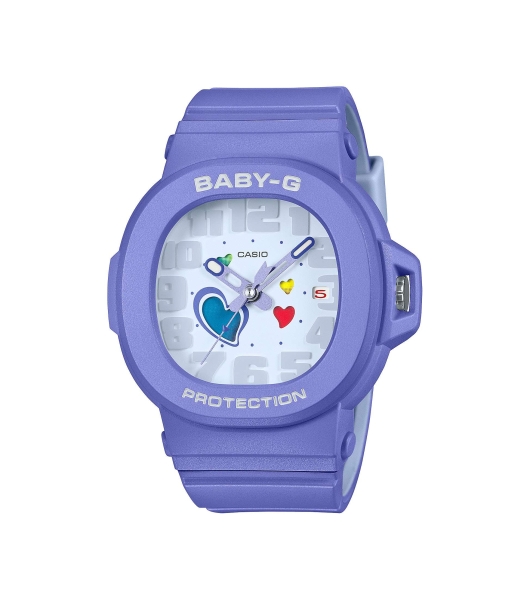 Casio Baby-G Damenuhr Analog Datum 10BAR Lila BGA-10-6AER