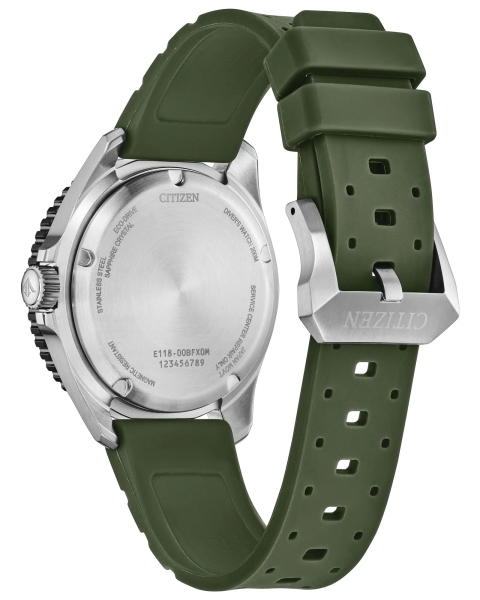 Citizen Herrenuhr Promaster Solar Saphirglas Datum Grün BN0265-00A
