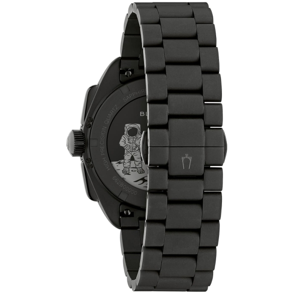 Bulova Herrenuhr Lunar Pilot "Black Hole" Chrono Schwarz Limited 98A335
