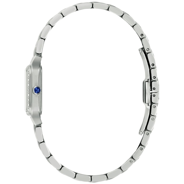 Bulova Damenuhr Edelstahl Saphirglas Perlmutt 23mm 96R256