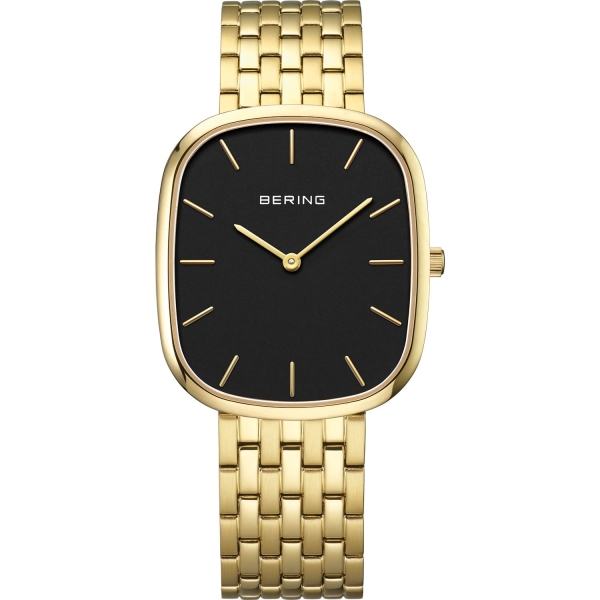 Bering Herrenuhr Edelstahl Quarz Saphirglas Goldfarben 12532-732
