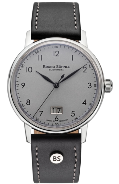 Bruno Söhnle Glashütte Herrenuhr Bergamo Big Saphirglas Leder 17-13234-831