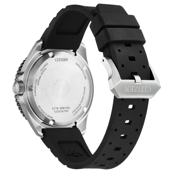Citizen Herrenuhr Promaster Solar Saphirglas Datum Schwarz BN0266-07E