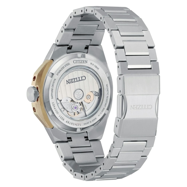 Citizen Herrenuhr Automatik Series 8 Bicolor Edelstahl Saphirglas NB6084-50A