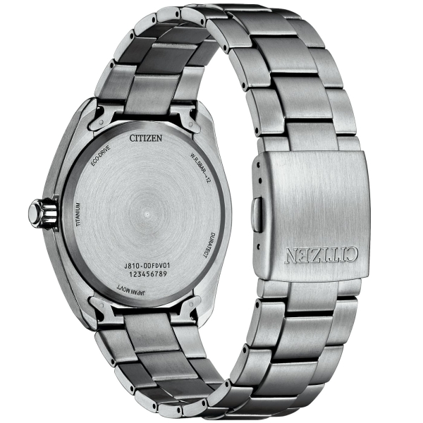 Citizen Herrenuhr Eco-Drive Solar Titan Datum Grün AW1900-50X