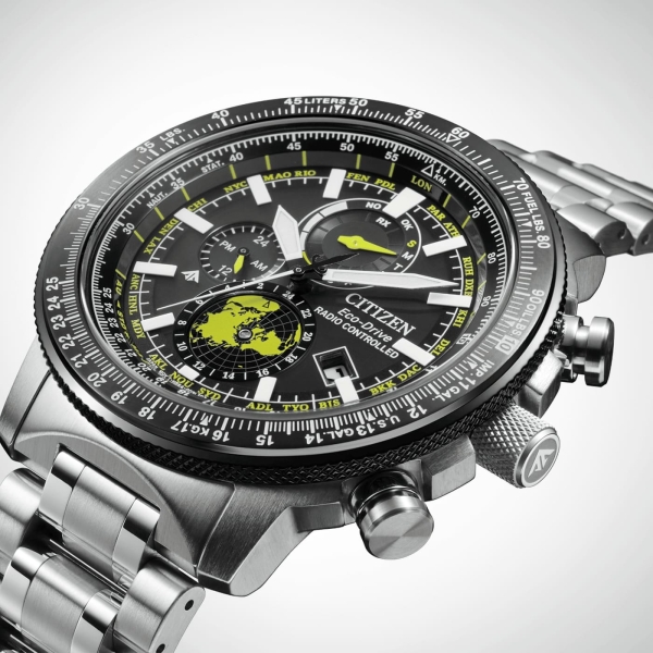 Citizen Promaster Herrenuhr Funk Solar Saphirglas 46mm BY3006-53E