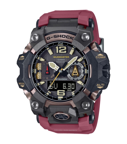 Casio G-SHOCK Pro Uhr Mudmaster Funk Solar Rot GWG-B1000-1A4ER