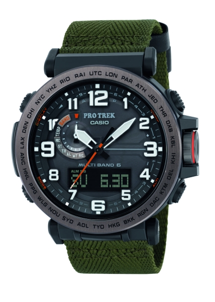 Casio Pro Trek Herrenuhr Funk Solar Triple Sensor PRW-6600YB-3ER