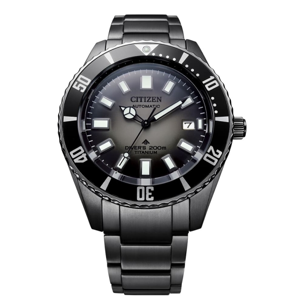 Citizen Herrenuhr Promaster Titan Automatik Saphirglas Grau 20BAR NB6025-59H