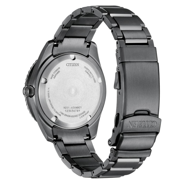 Citizen Herrenuhr Promaster Titan Automatik Saphirglas Grau 20BAR NB6025-59H